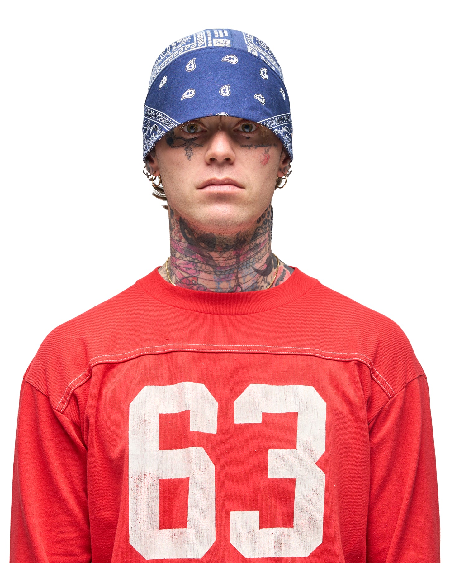 001 BANDANA CAP NAVY