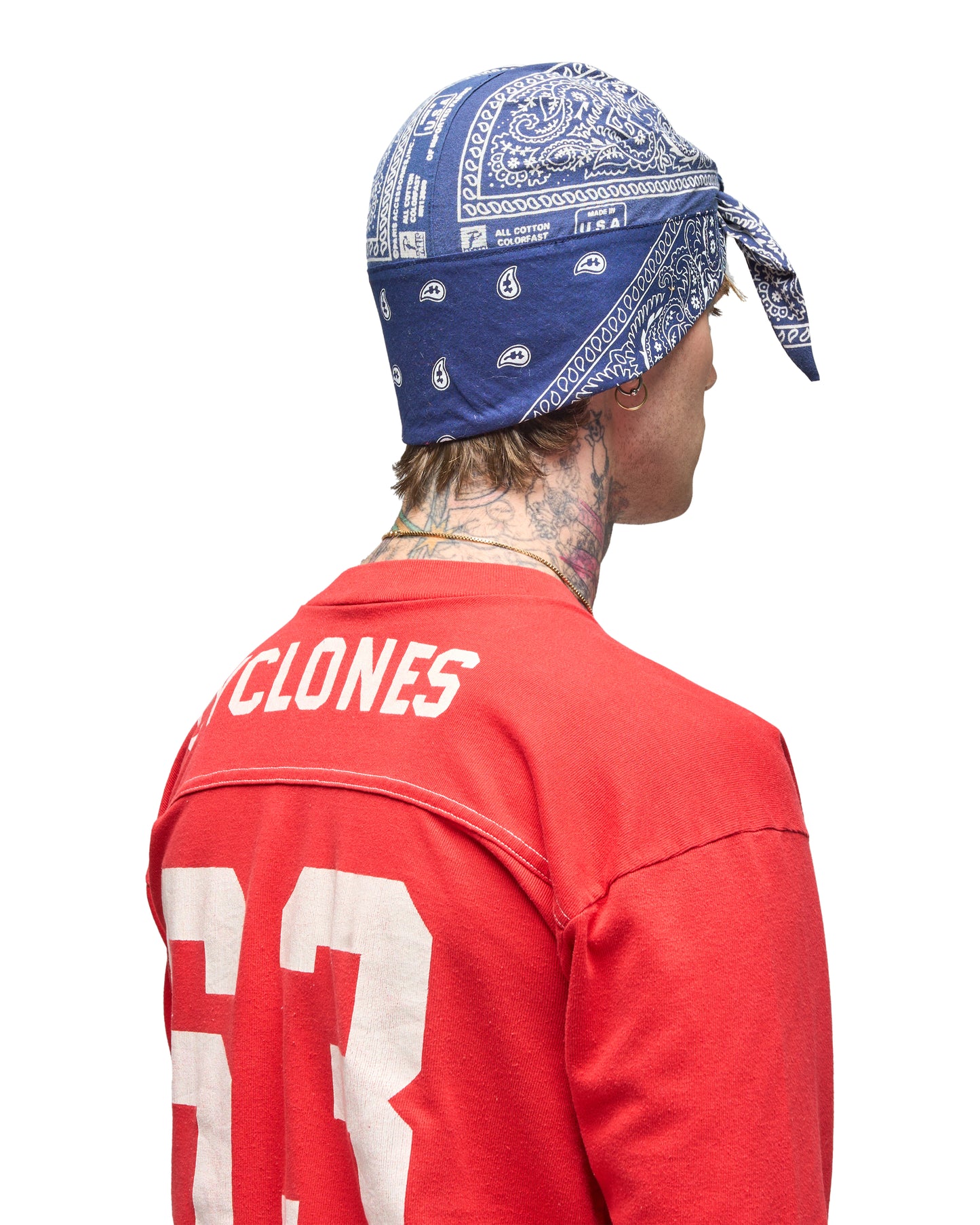 001 BANDANA CAP NAVY