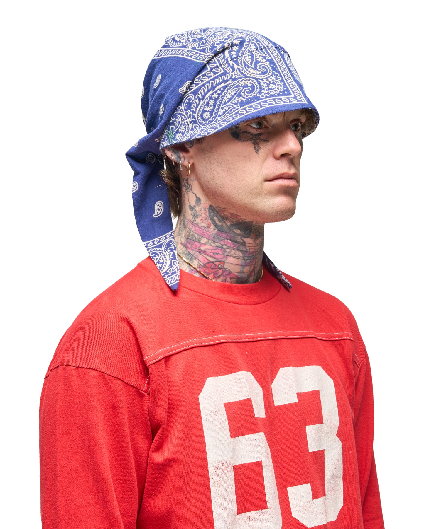 001 BANDANA CAP NAVY