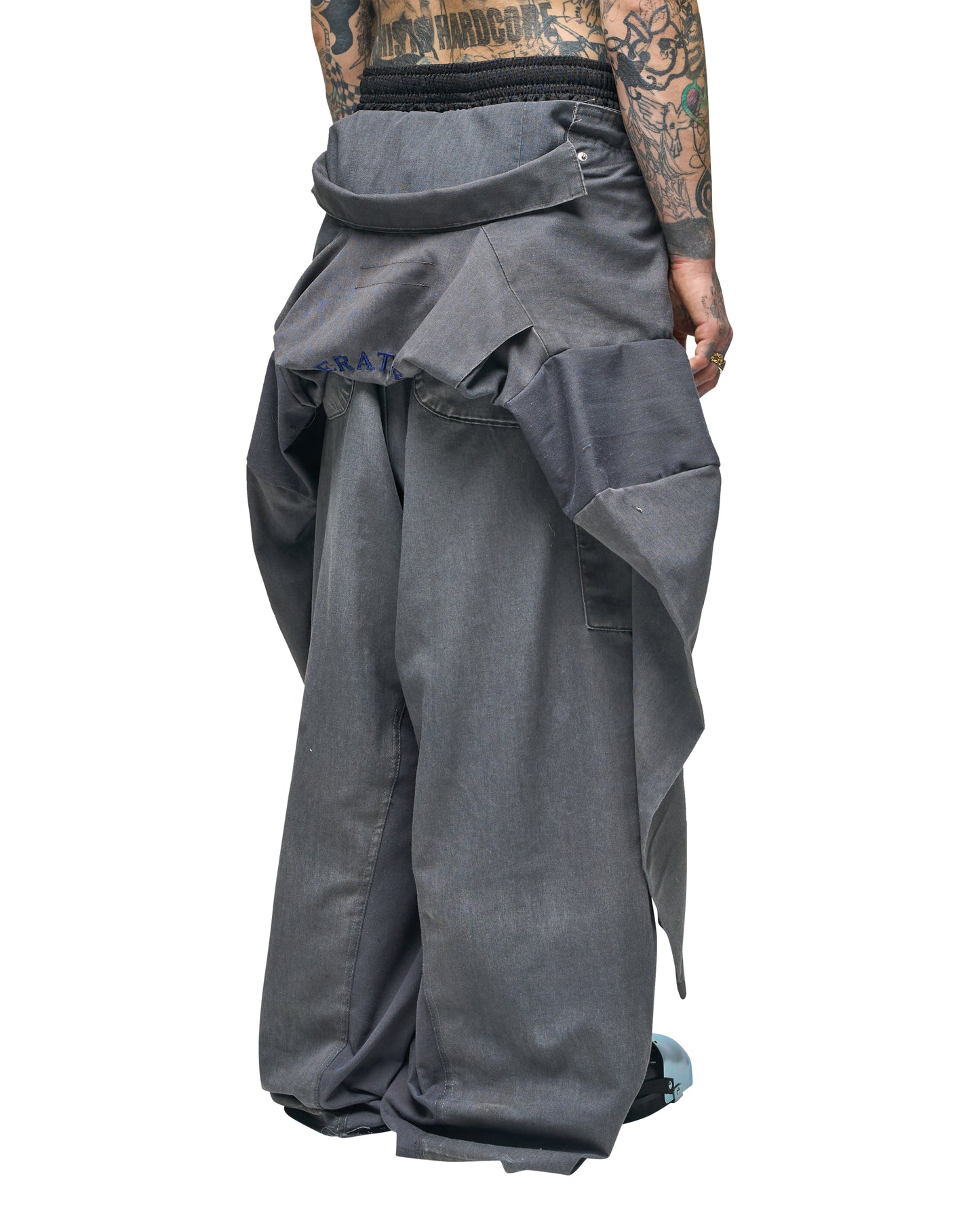GREY COVERALL PANT