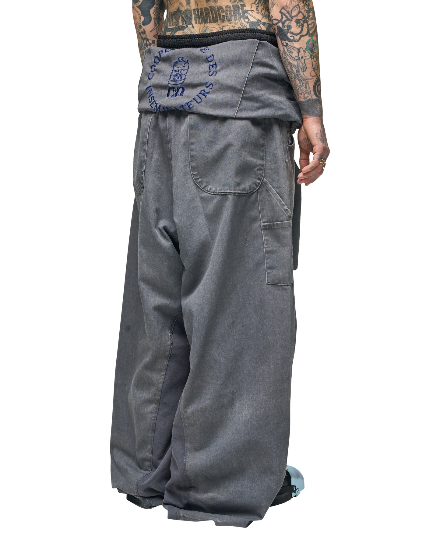 GREY COVERALL PANT