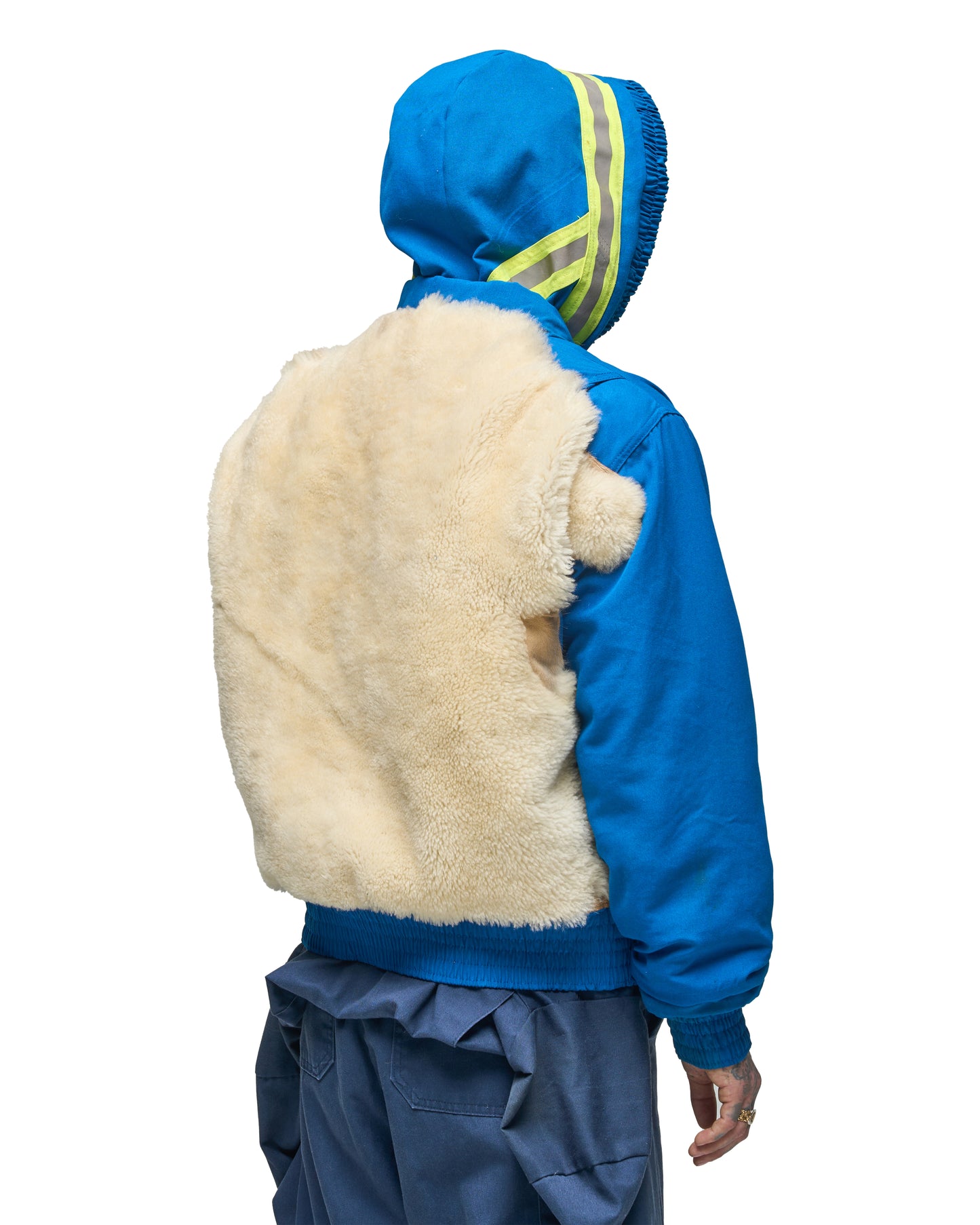 BC FLESH HOODED BOMBER