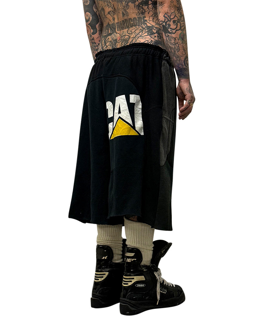 009 WAVE PADDED SWEAT-SHORT