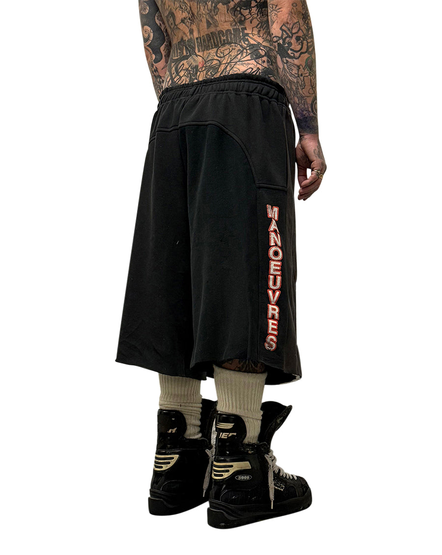 001 WAVE PADDED SWEAT-SHORT