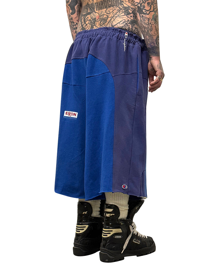 004 WAVE PADDED SWEAT-SHORT