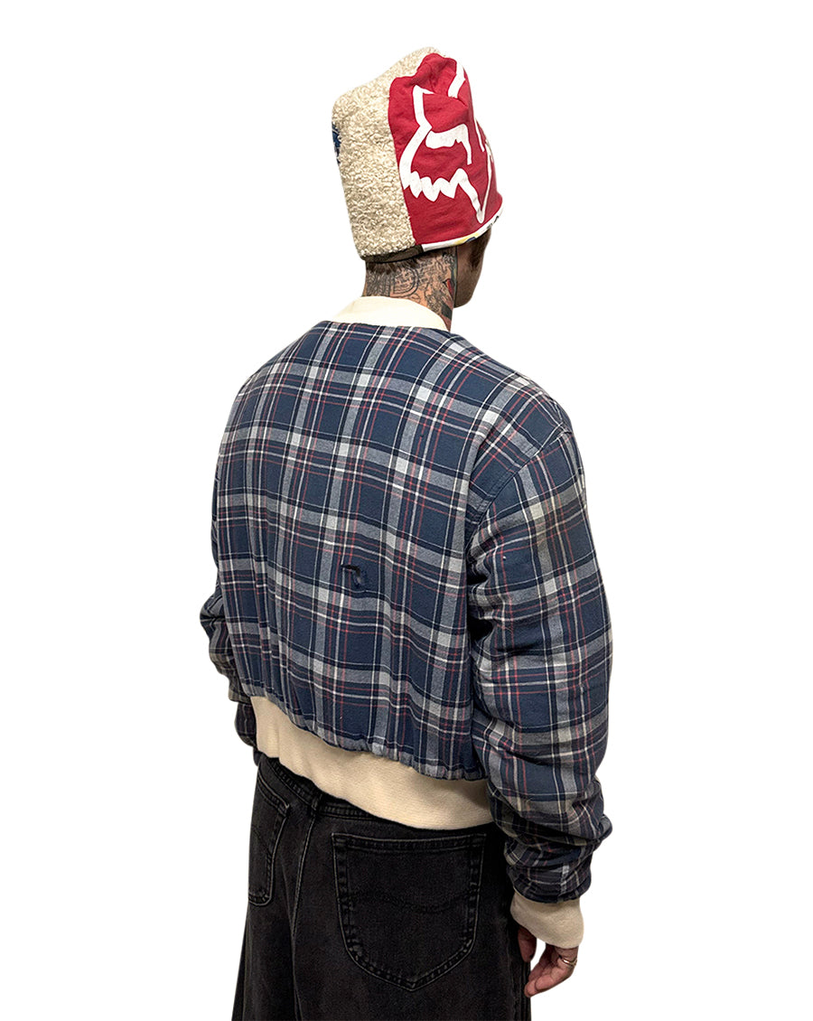 001 FLANNEL BOMBER