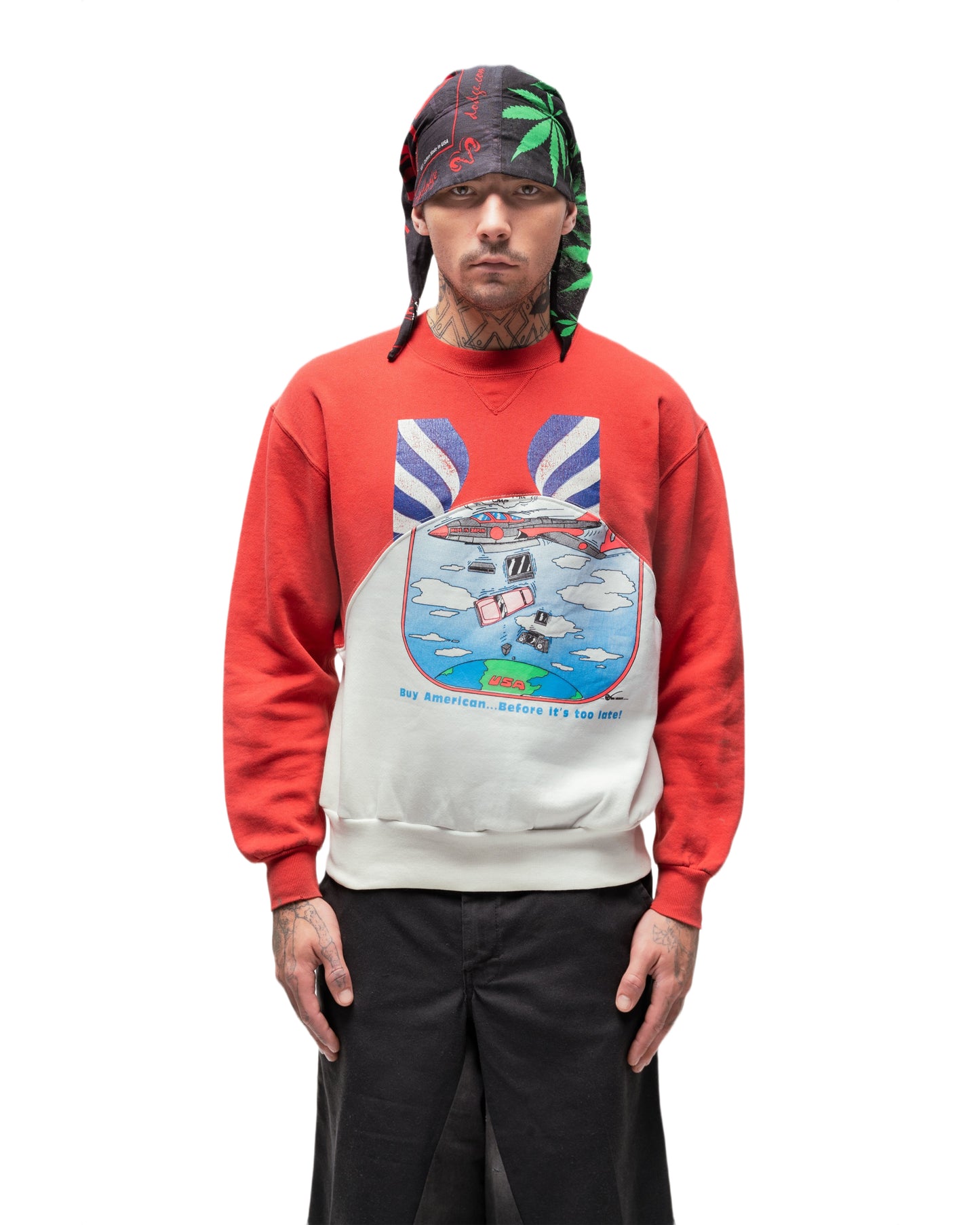 098 WAVE CREWNECK