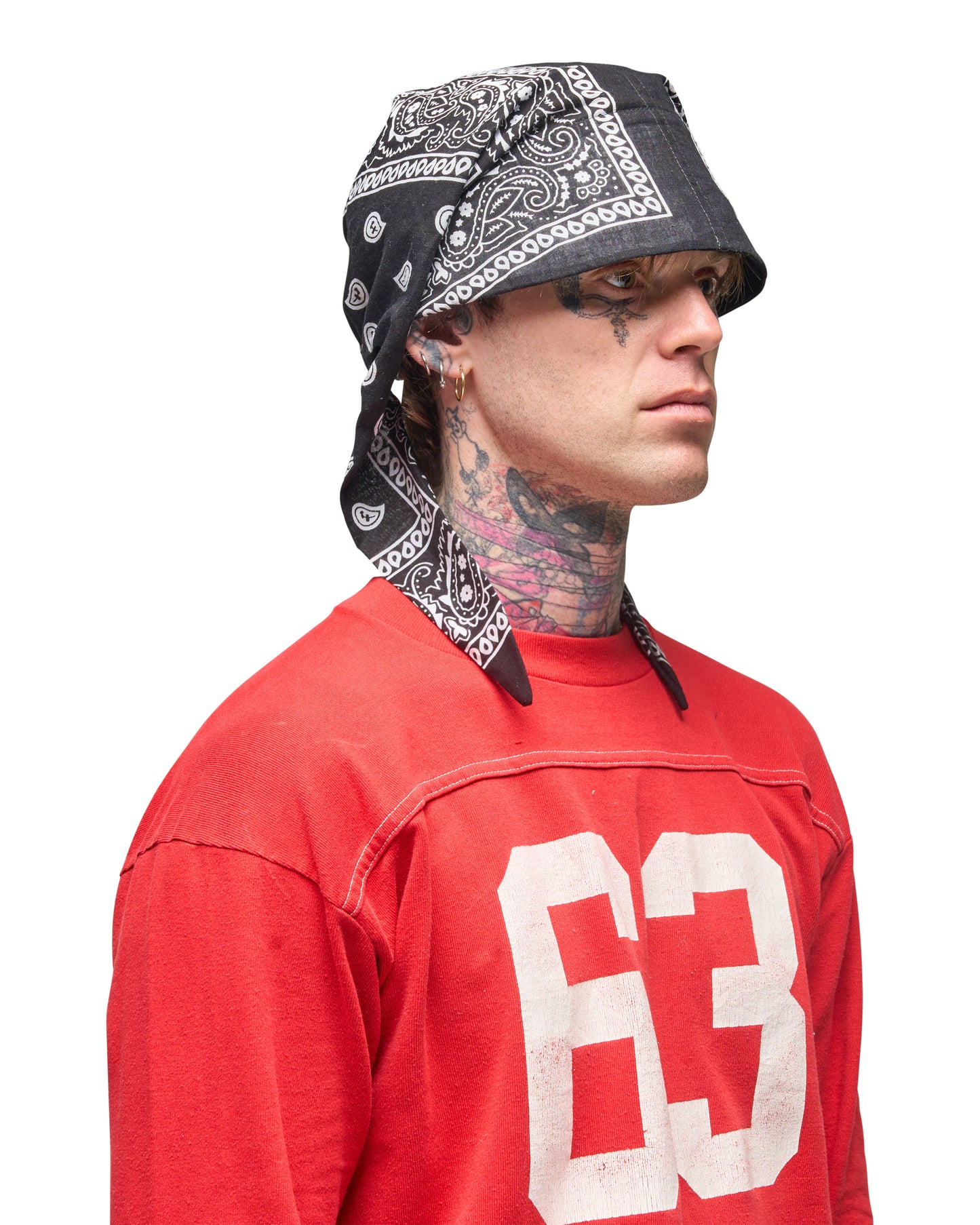 001 BANDANA CAP BLACK