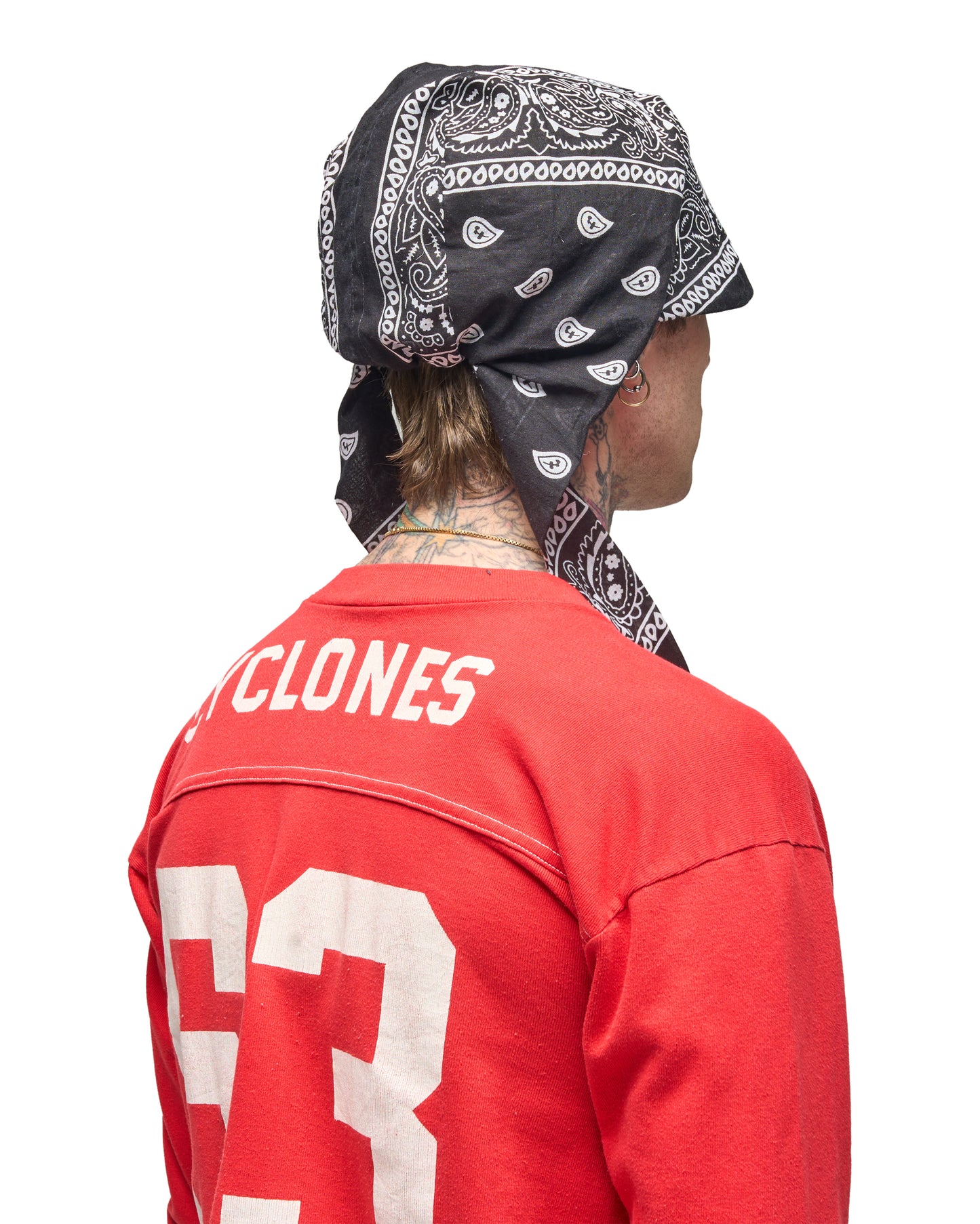 001 BANDANA CAP BLACK