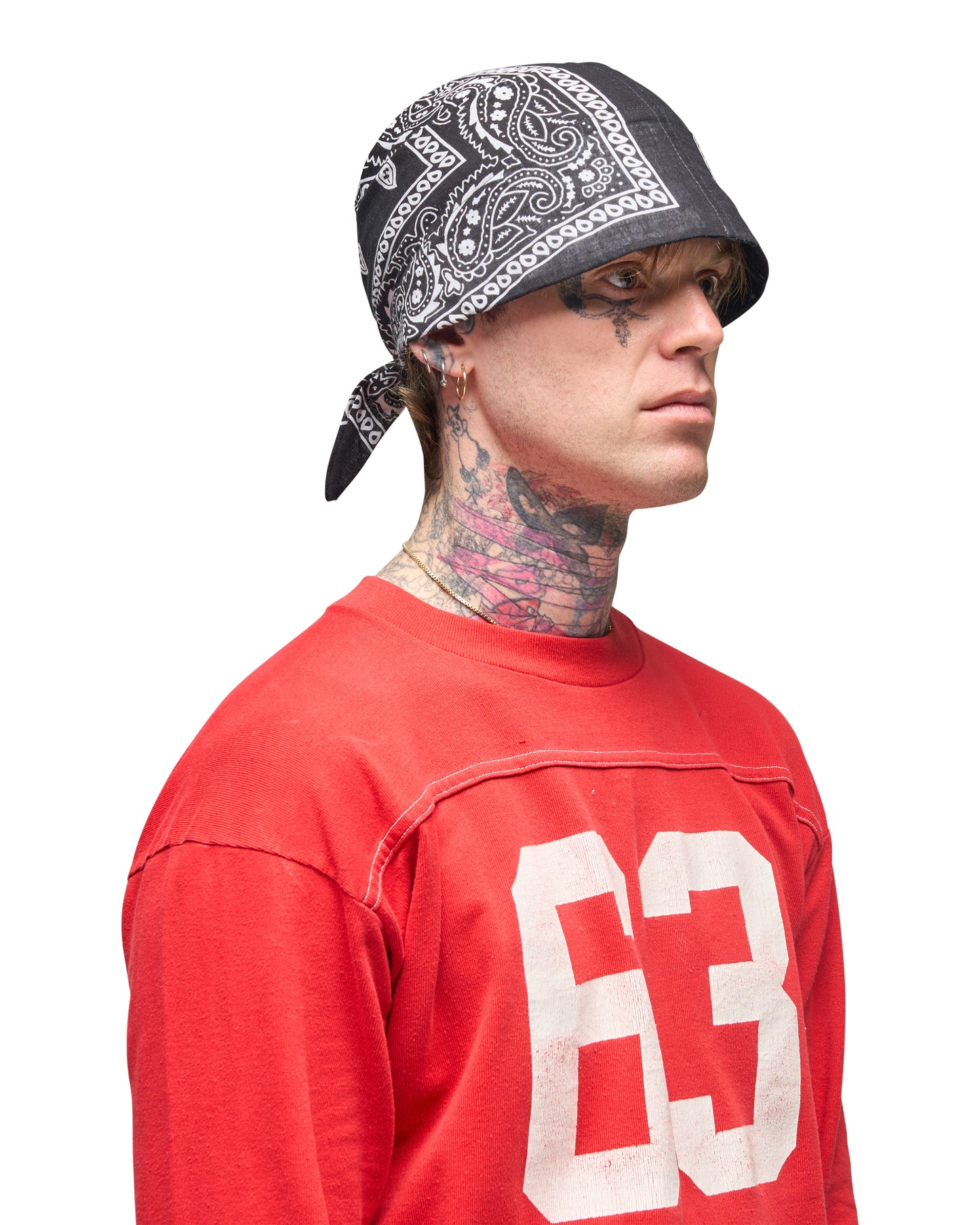 001 BANDANA CAP BLACK