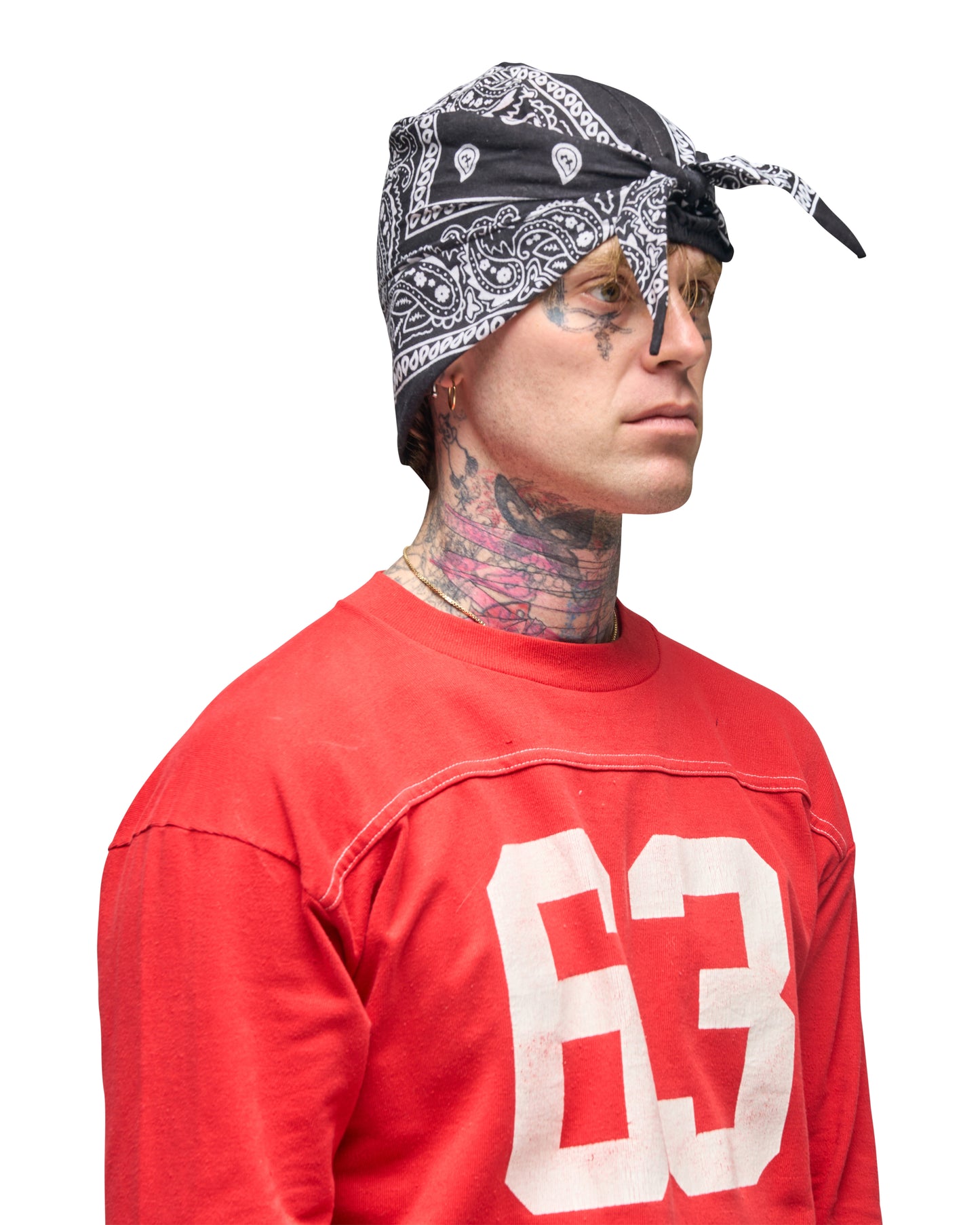 001 BANDANA CAP BLACK