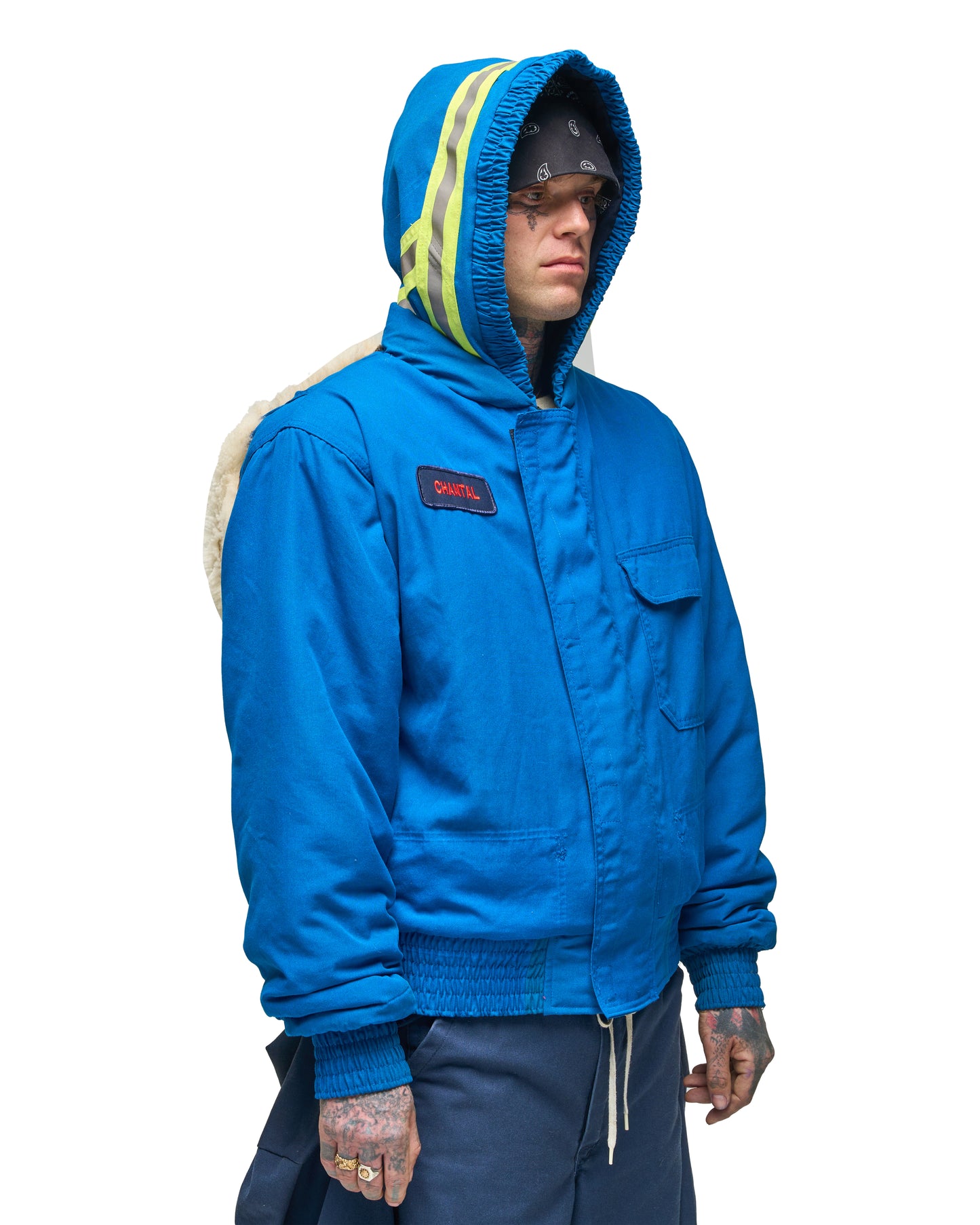 BC FLESH HOODED BOMBER