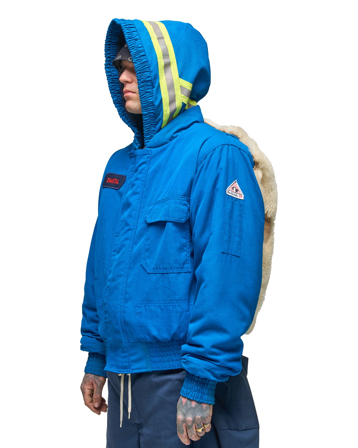 BC FLESH HOODED BOMBER
