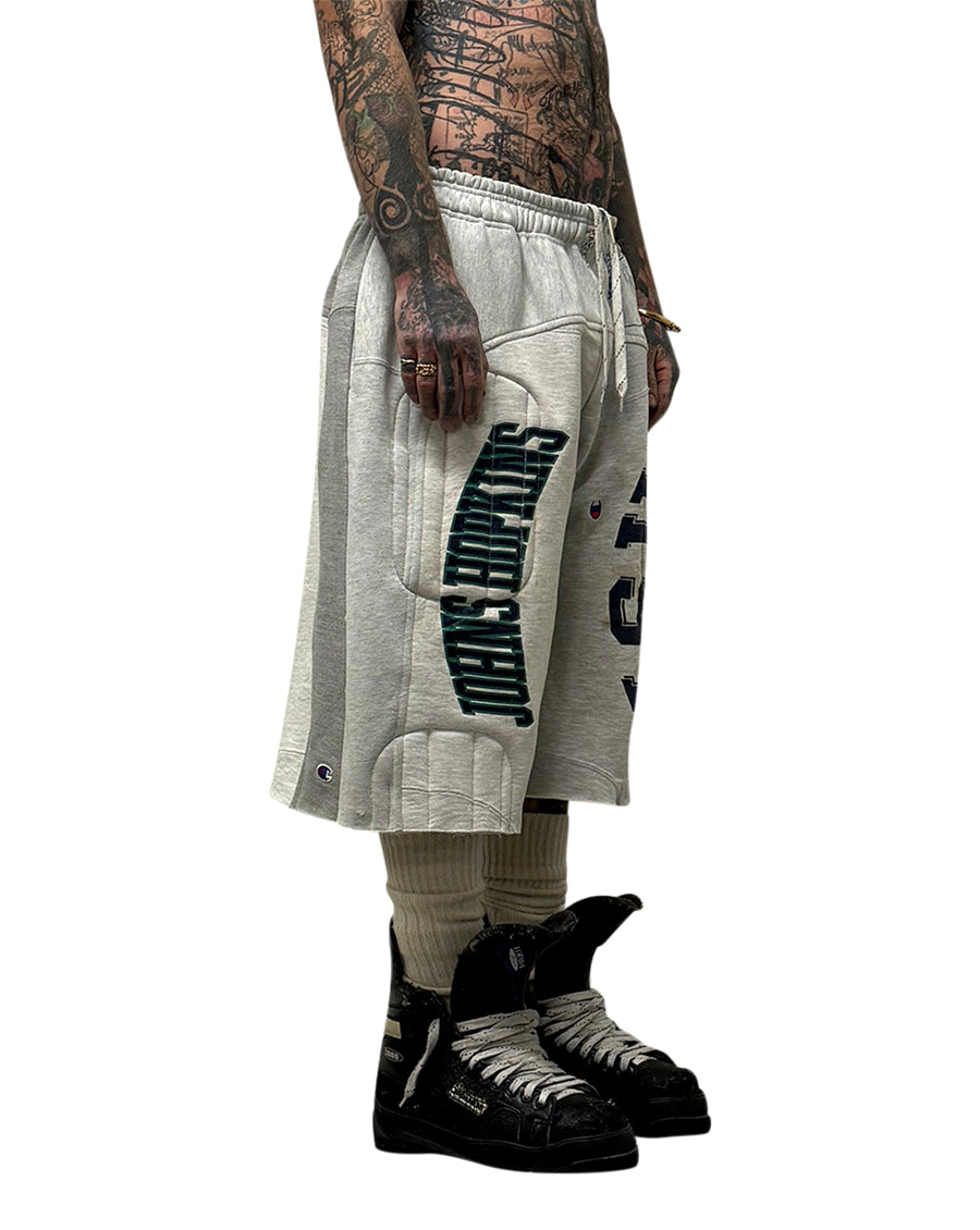 013 WAVE PADDED SWEAT-SHORT