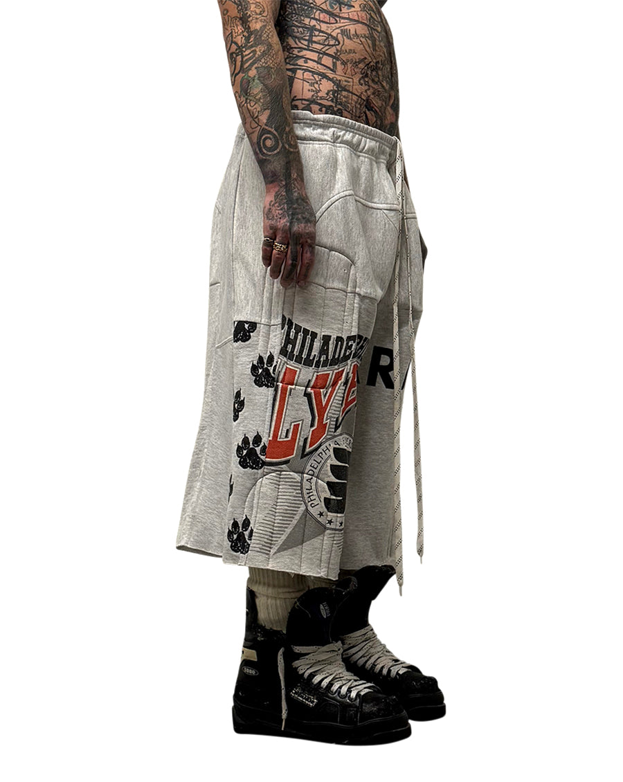 007 WAVE PADDED SWEAT-SHORT