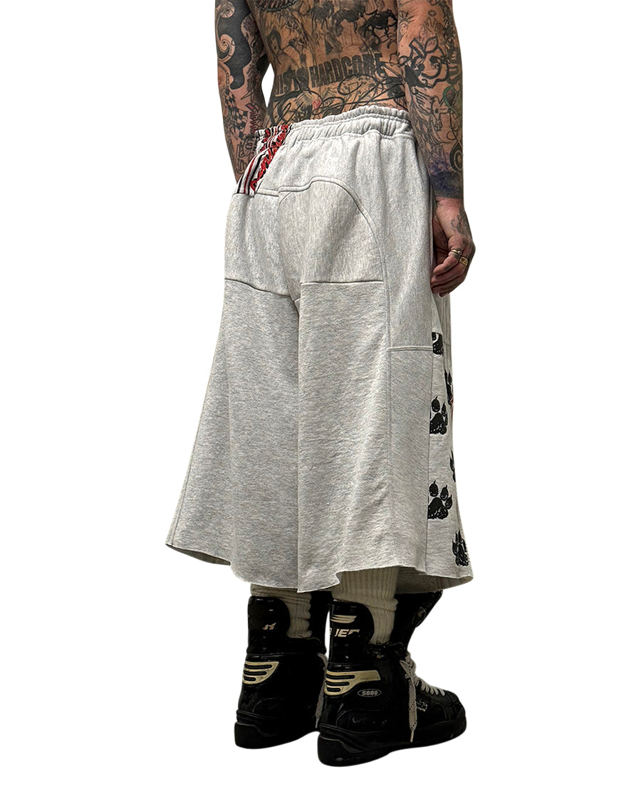 007 WAVE PADDED SWEAT-SHORT