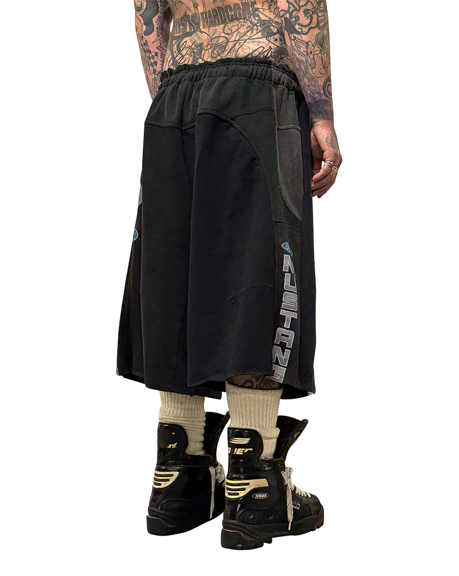 011 WAVE PADDED SWEAT-SHORT