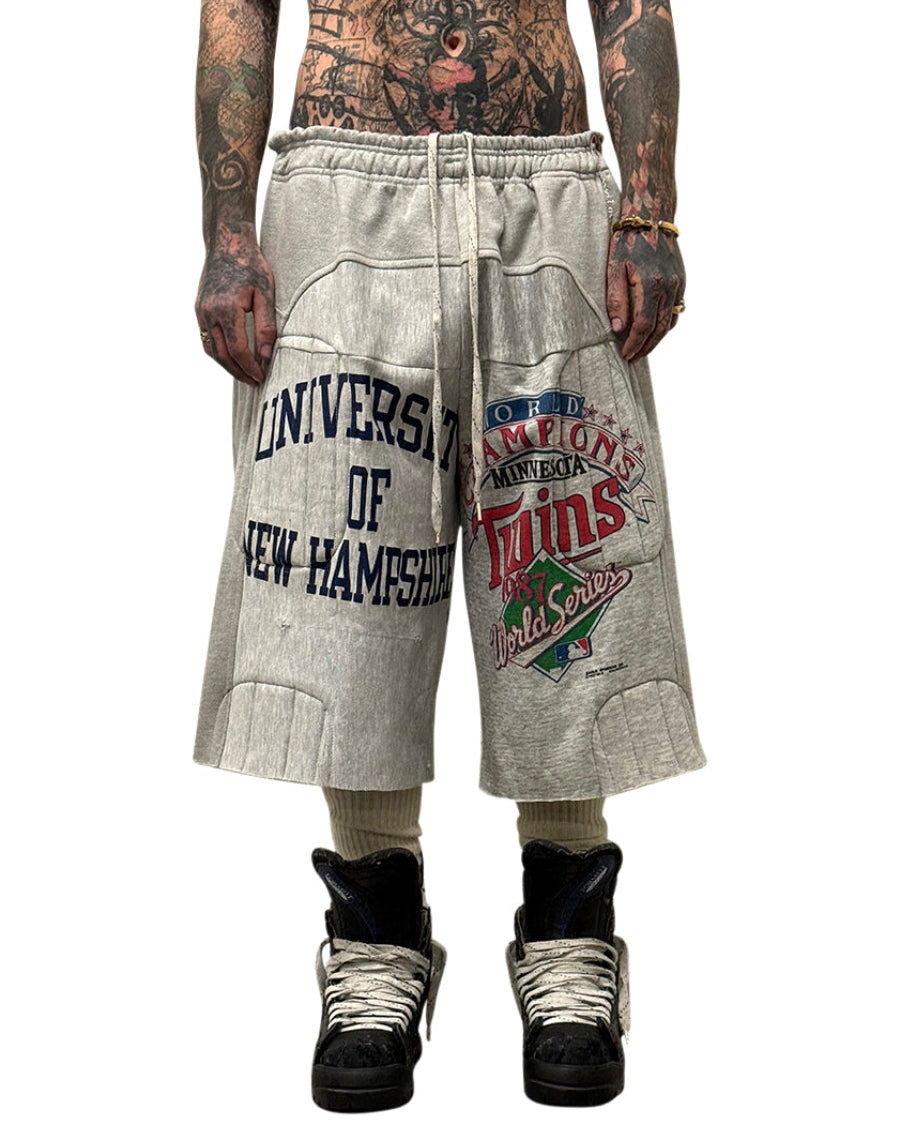 017 WAVE PADDED SWEAT-SHORT