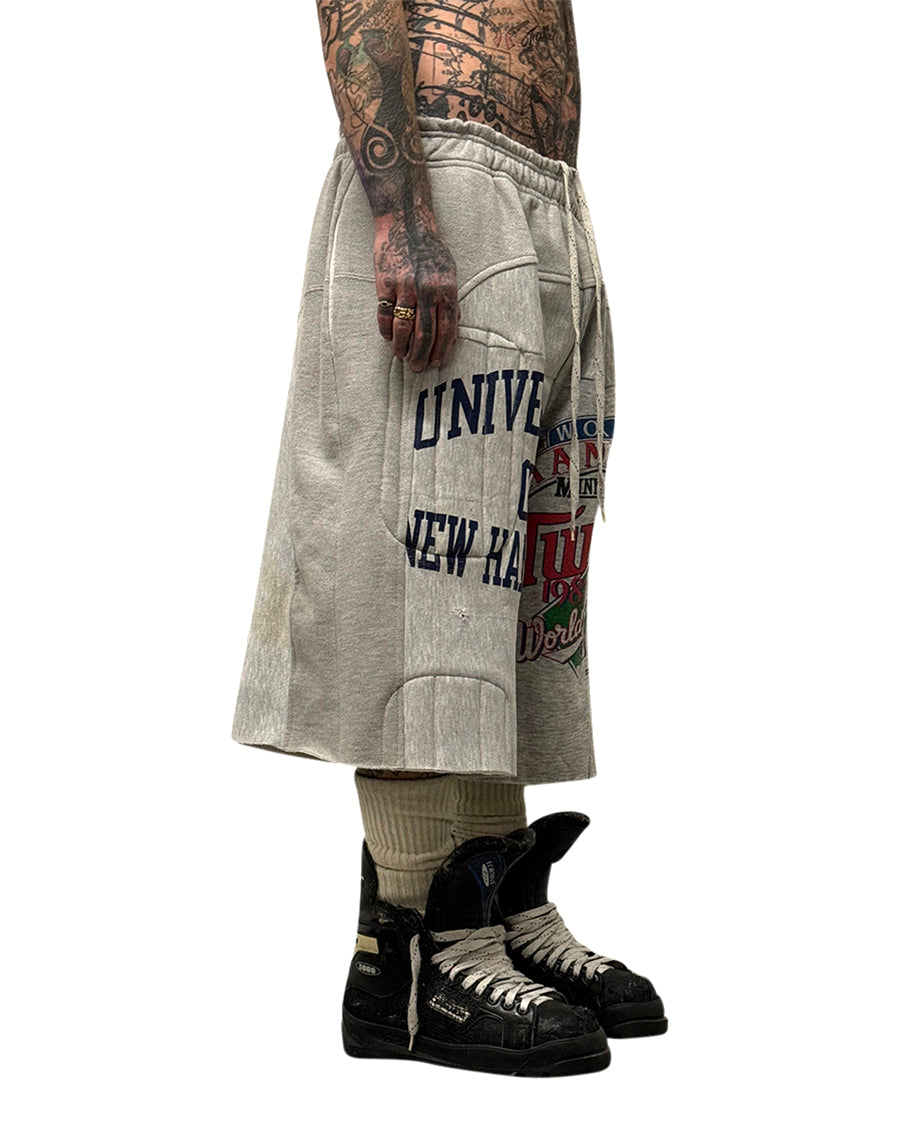 017 WAVE PADDED SWEAT-SHORT