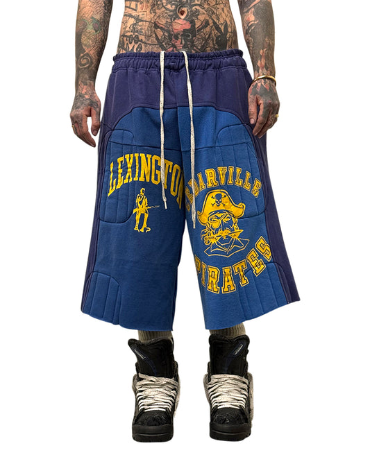 004 WAVE PADDED SWEAT-SHORT