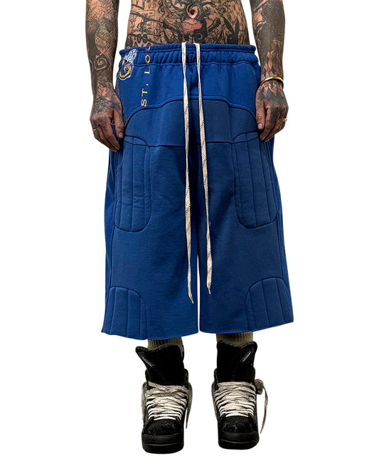 008 WAVE PADDED SWEAT-SHORT