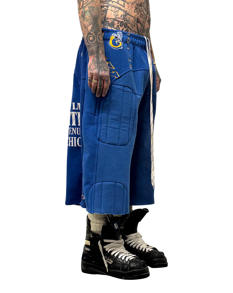 008 WAVE PADDED SWEAT-SHORT