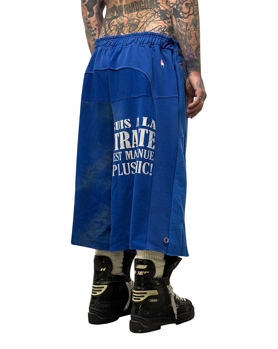 008 WAVE PADDED SWEAT-SHORT