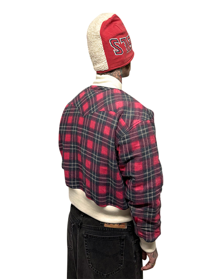 003 FLANNEL BOMBER