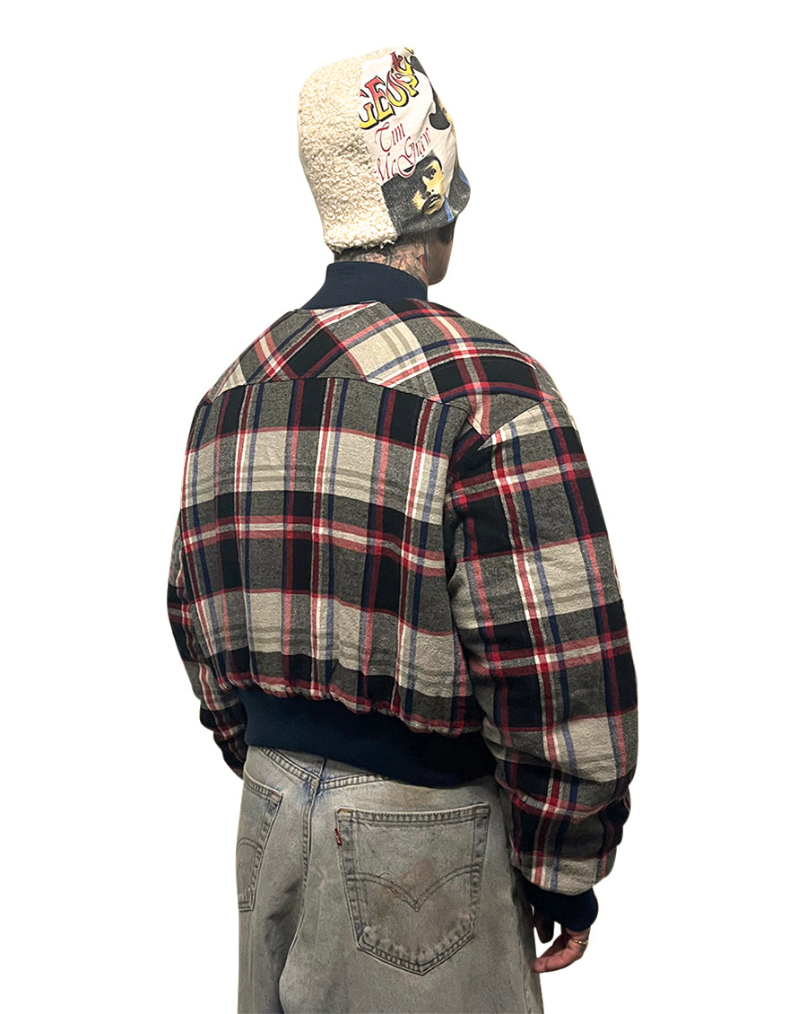 005 FLANNEL BOMBER