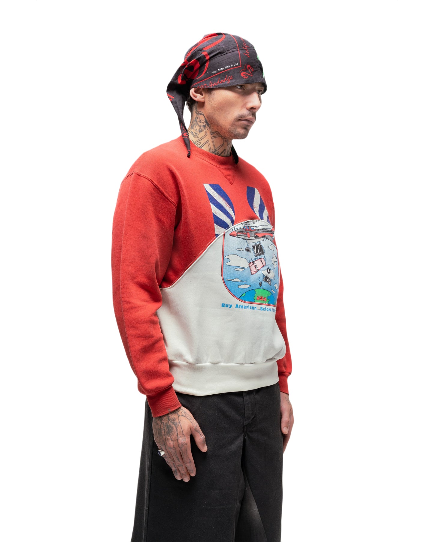 098 WAVE CREWNECK