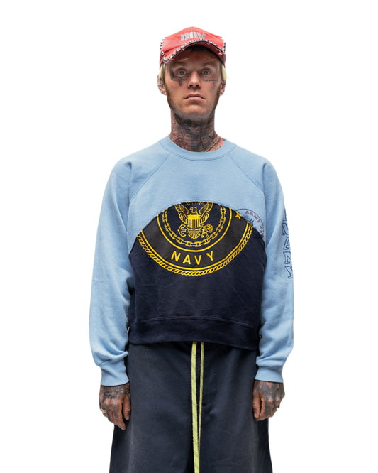 053 WAVE CREWNECK