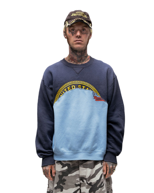 087 WAVE CREWNECK