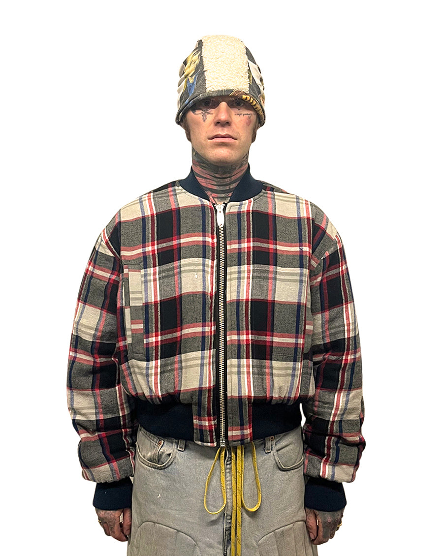005 FLANNEL BOMBER
