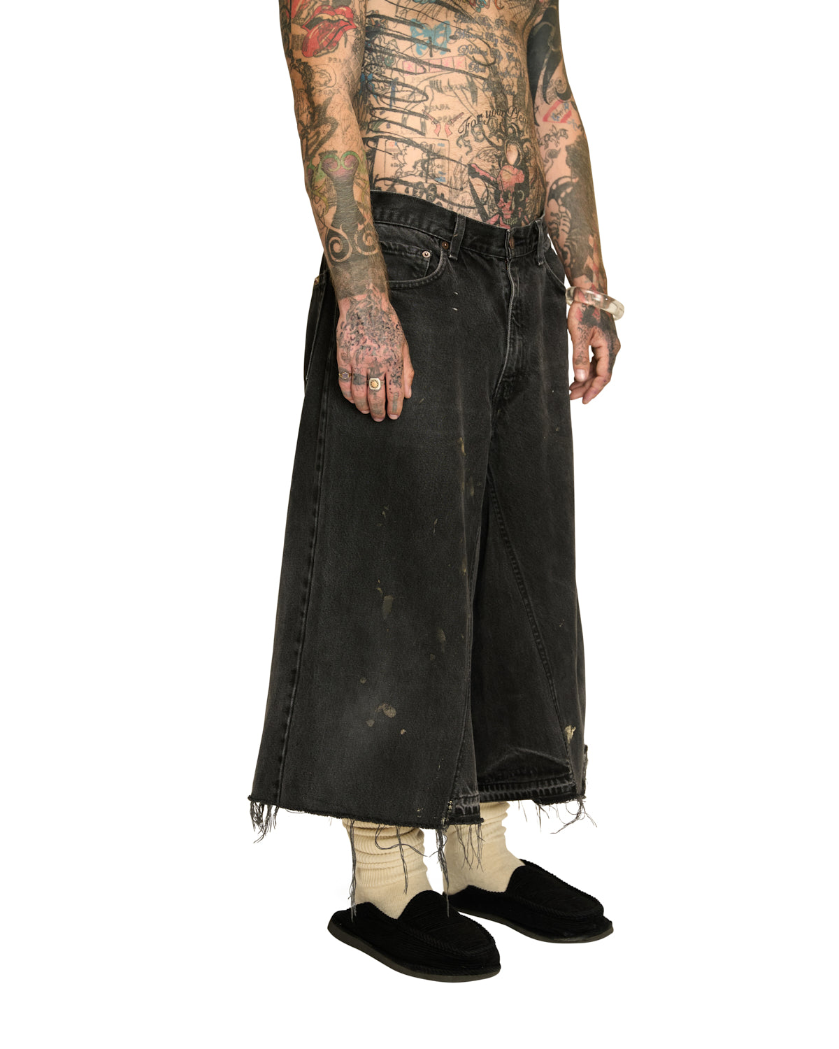 DENIM NBHD SHORT BLK