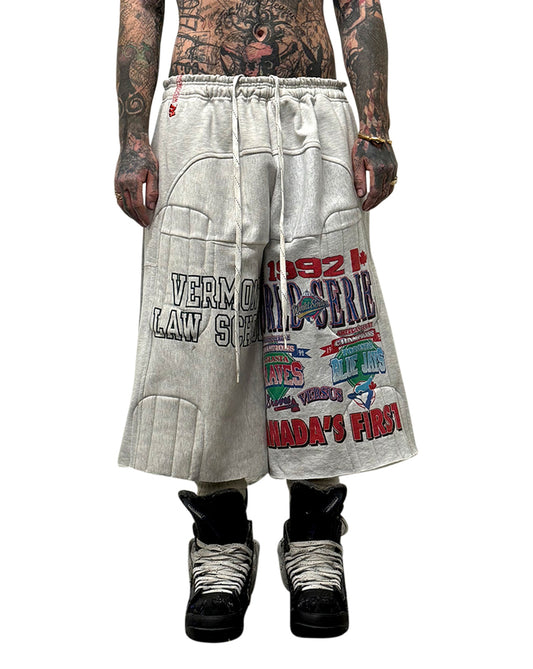 015 WAVE PADDED SWEAT-SHORT