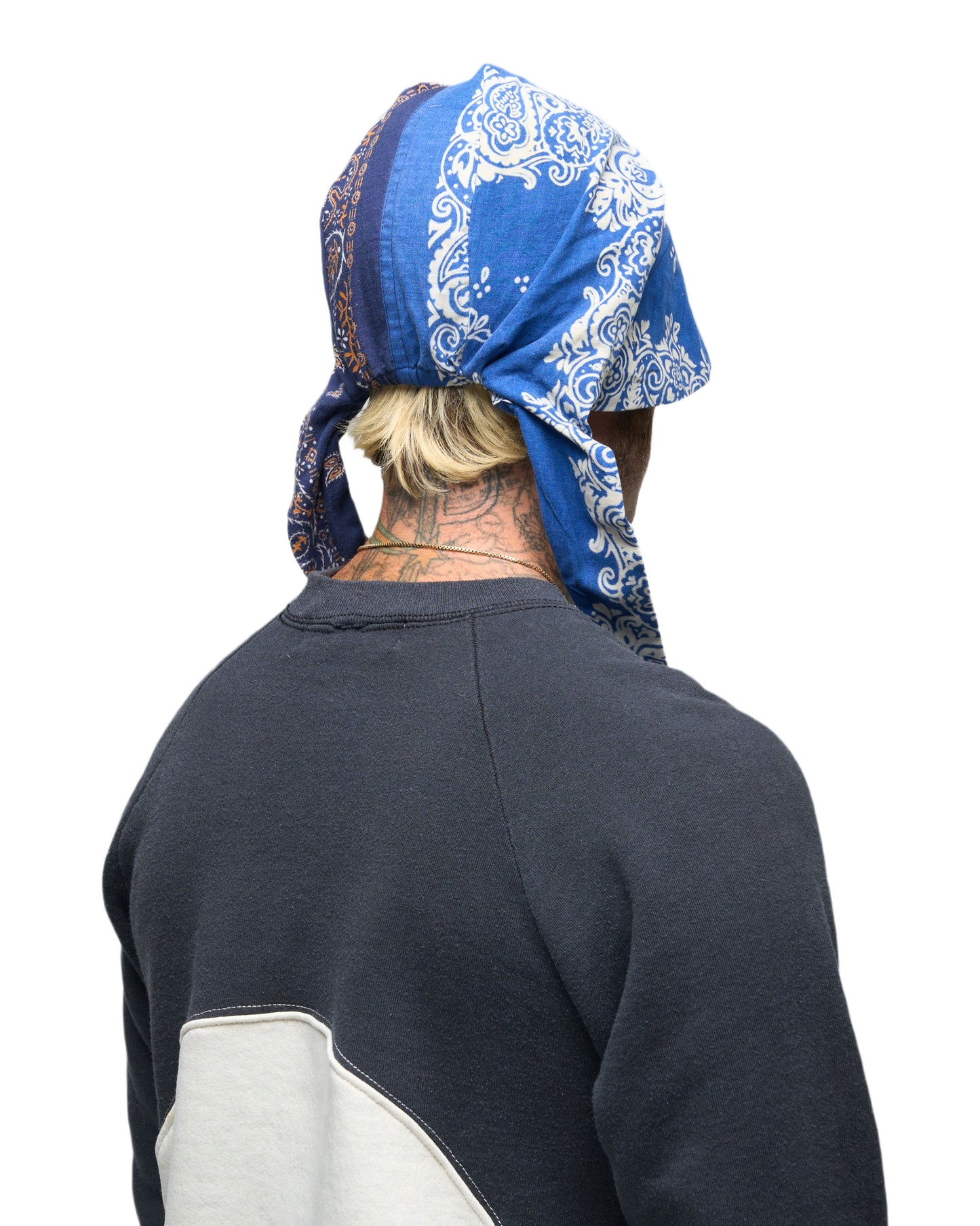 001 BANDANA CAP BLU