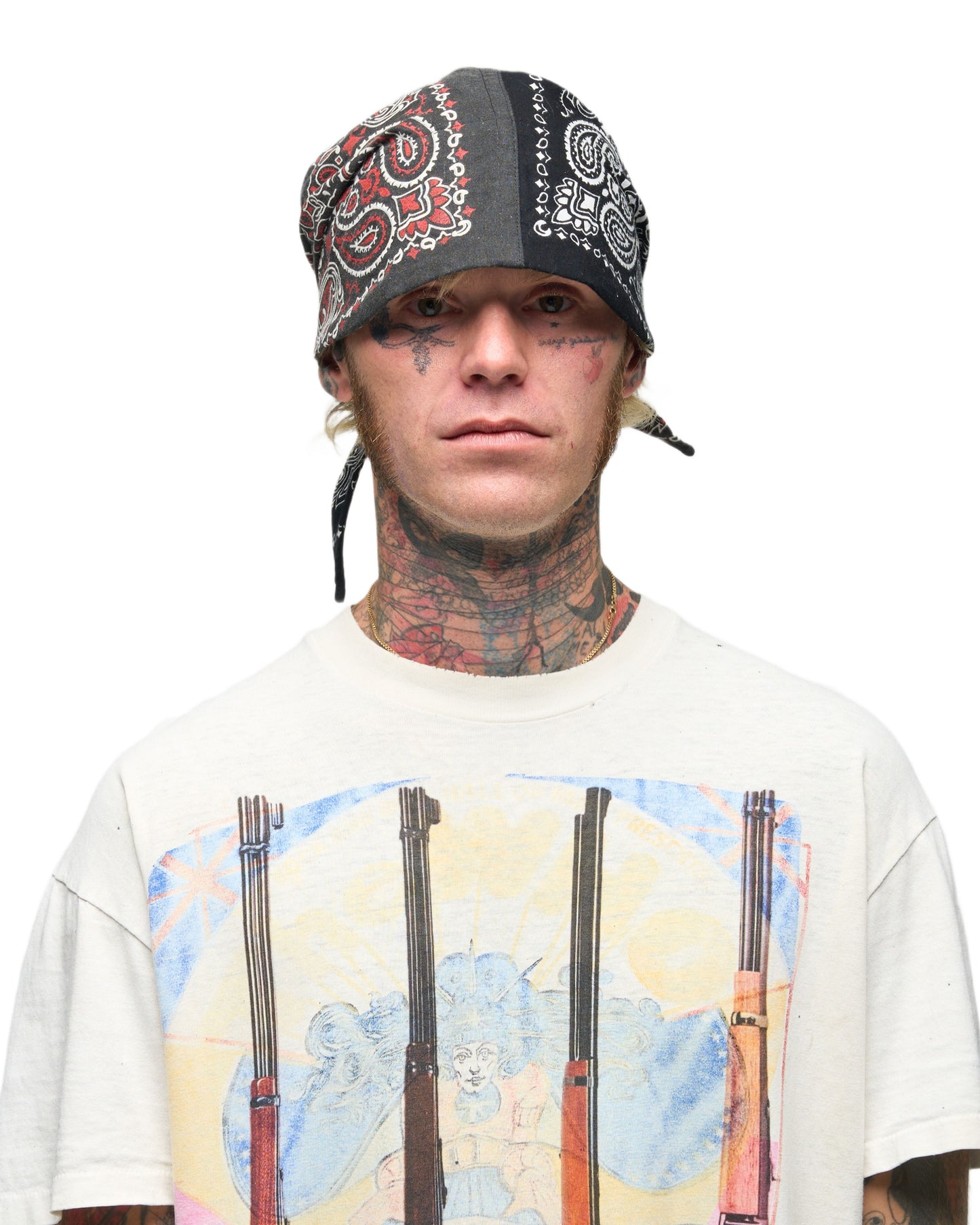 003 BANDANA CAP BLACK