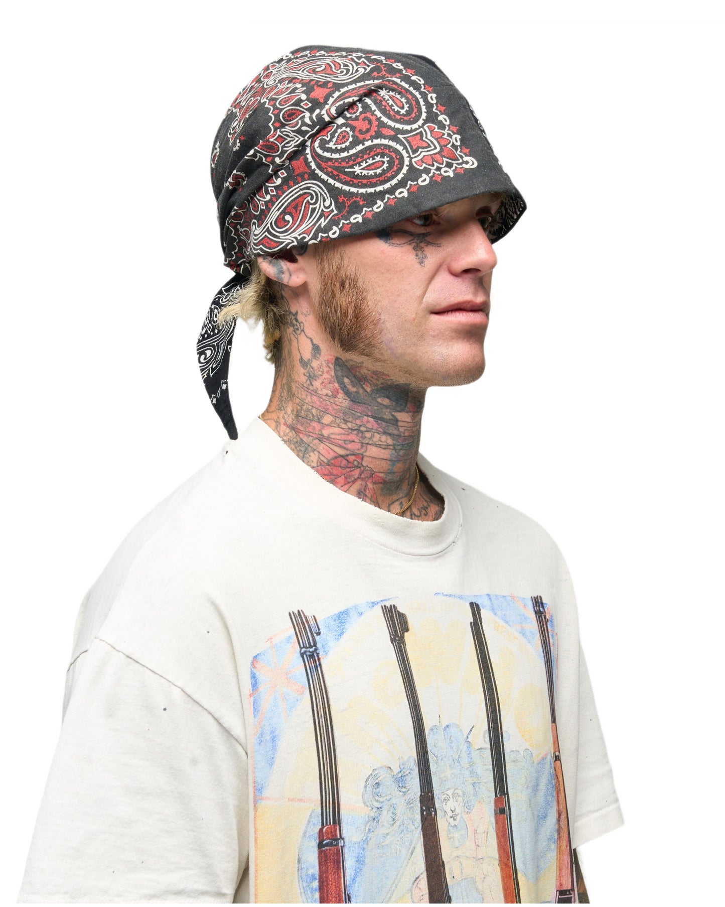 003 BANDANA CAP BLACK