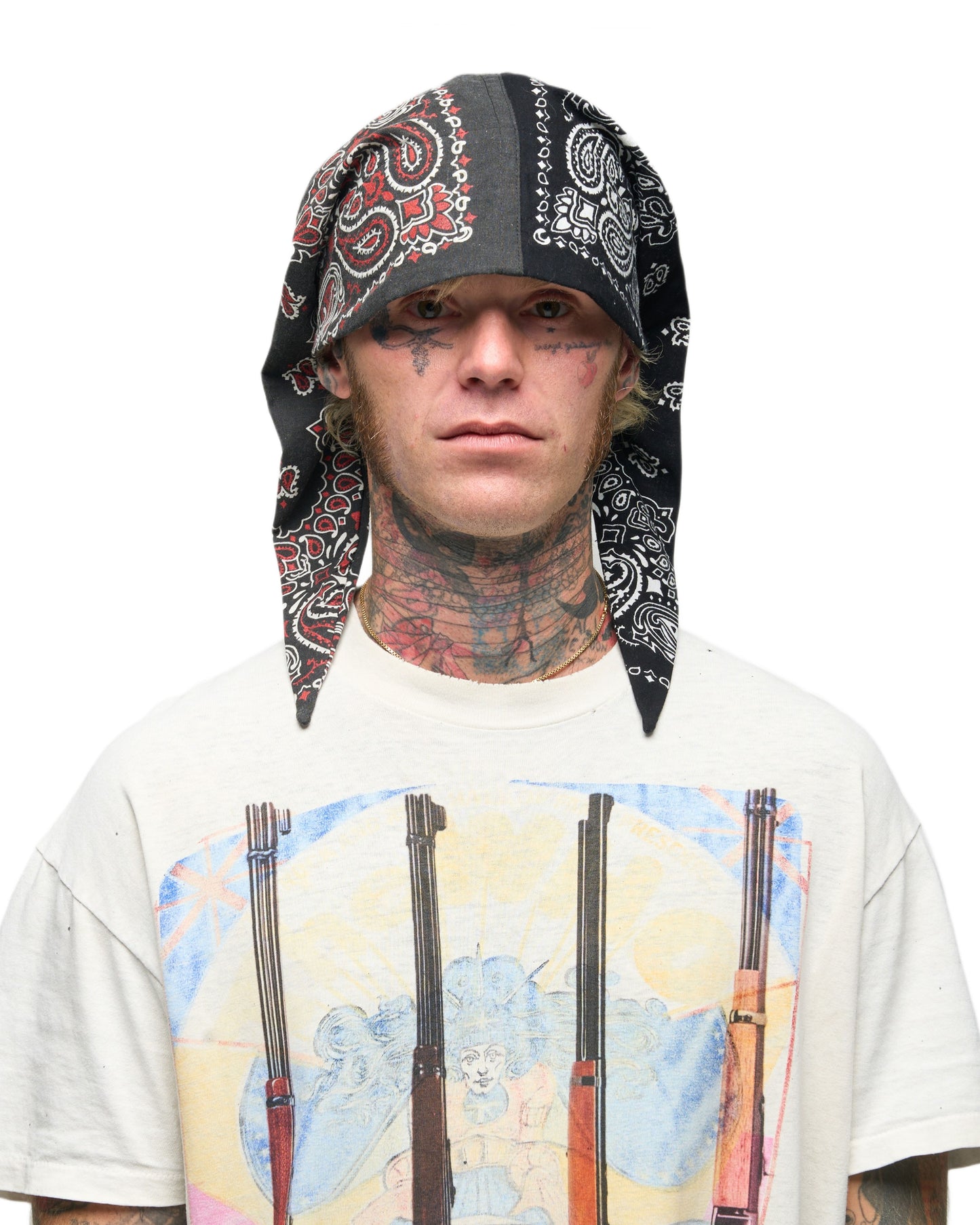 003 BANDANA CAP BLACK