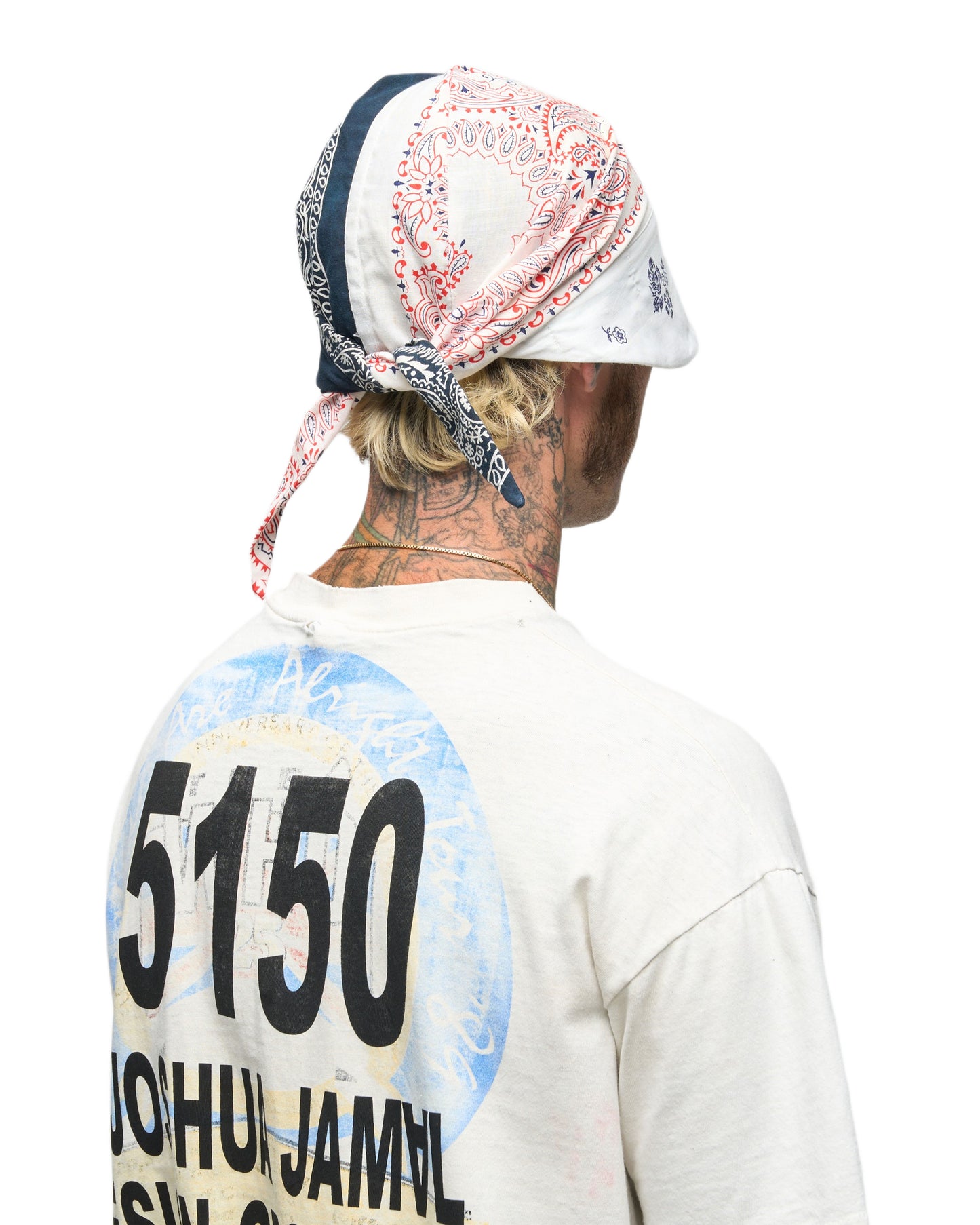 001 BANDANA CAP RWB