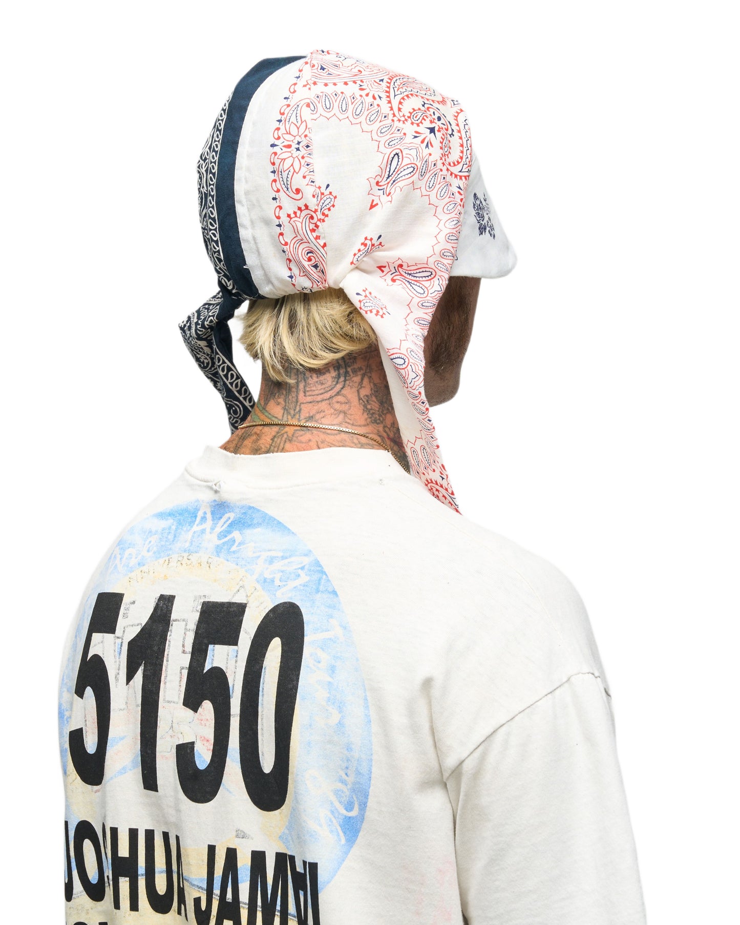 001 BANDANA CAP RWB
