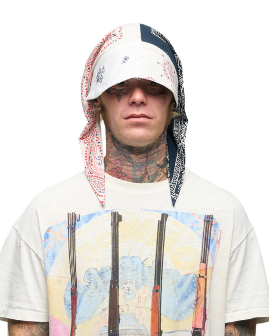 001 BANDANA CAP RWB