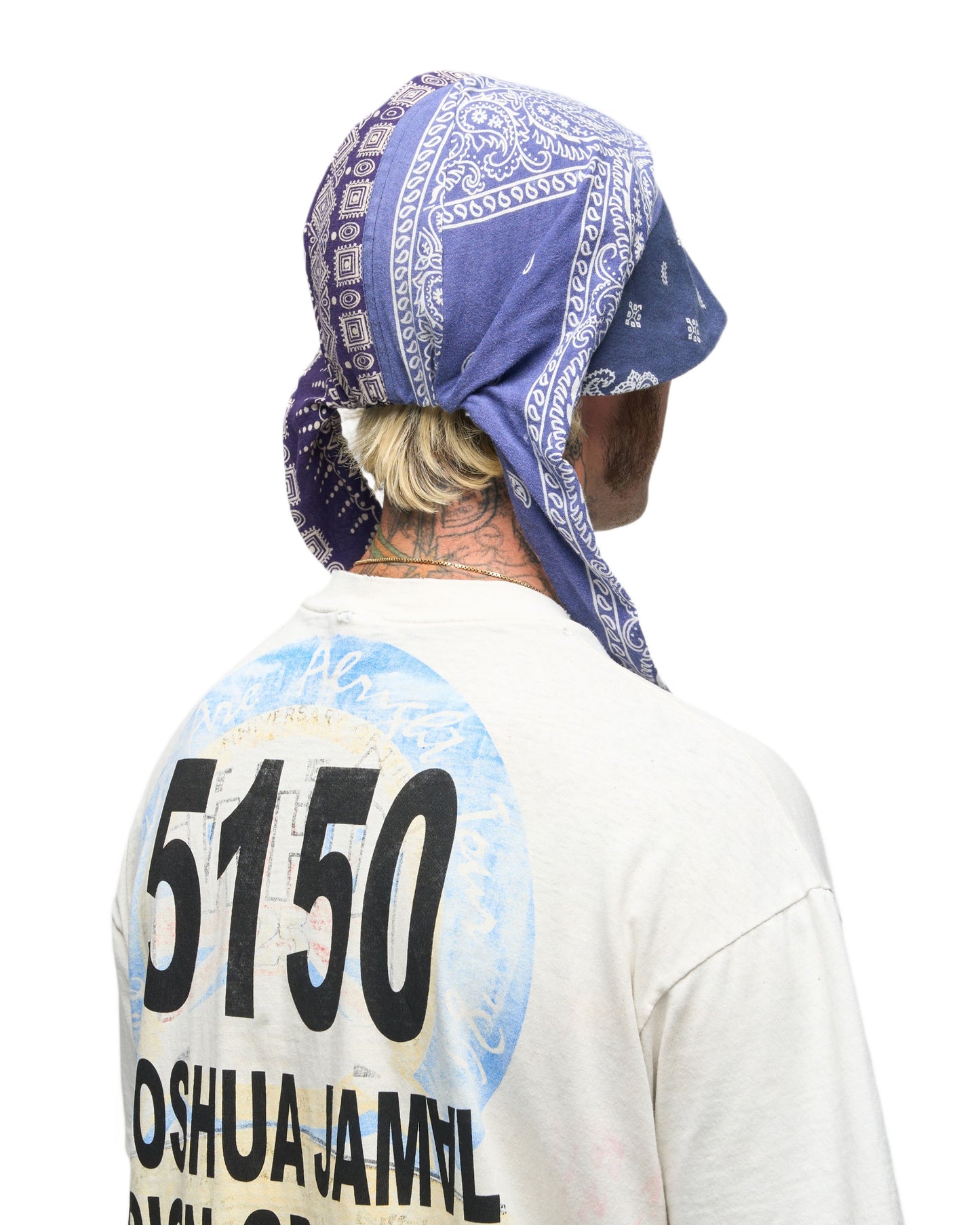 002 BANDANA CAP BLU