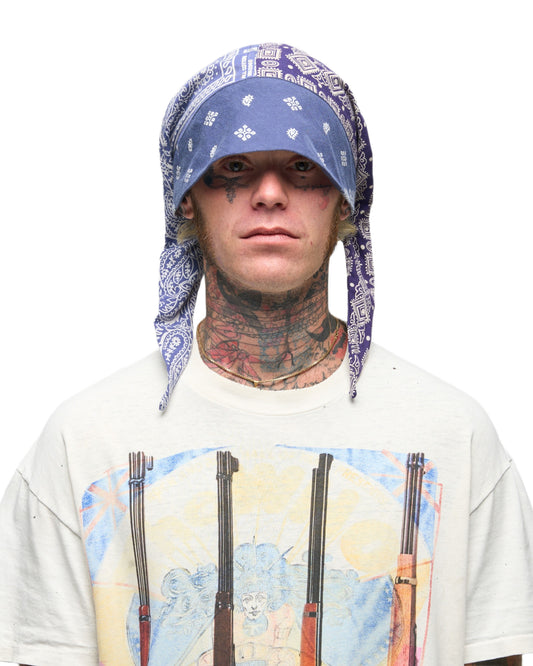 002 BANDANA CAP BLU