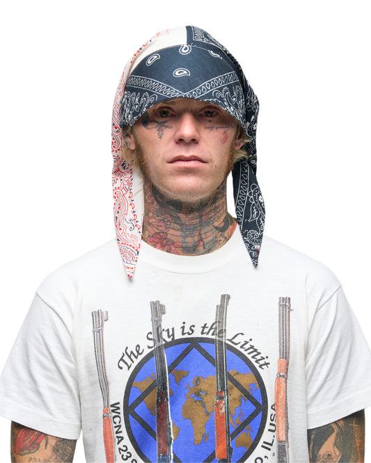 002 BANDANA CAP RWB