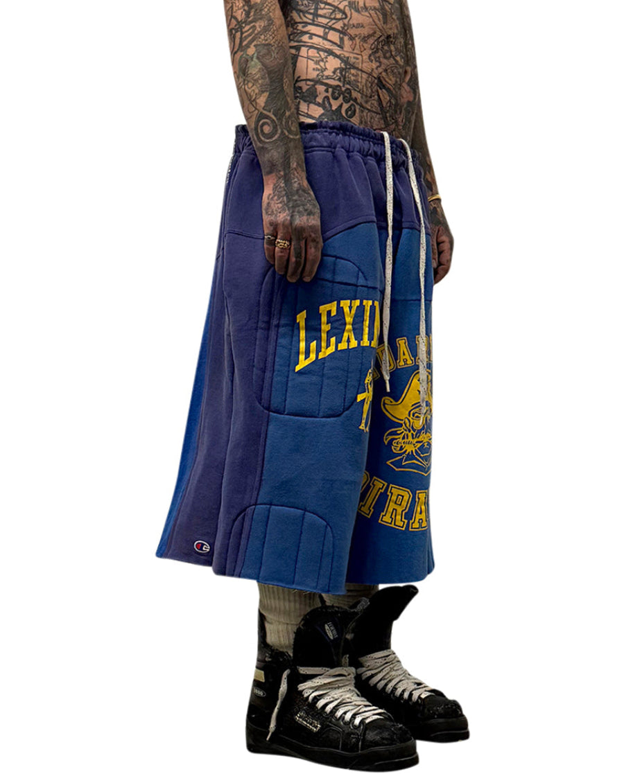 004 WAVE PADDED SWEAT-SHORT